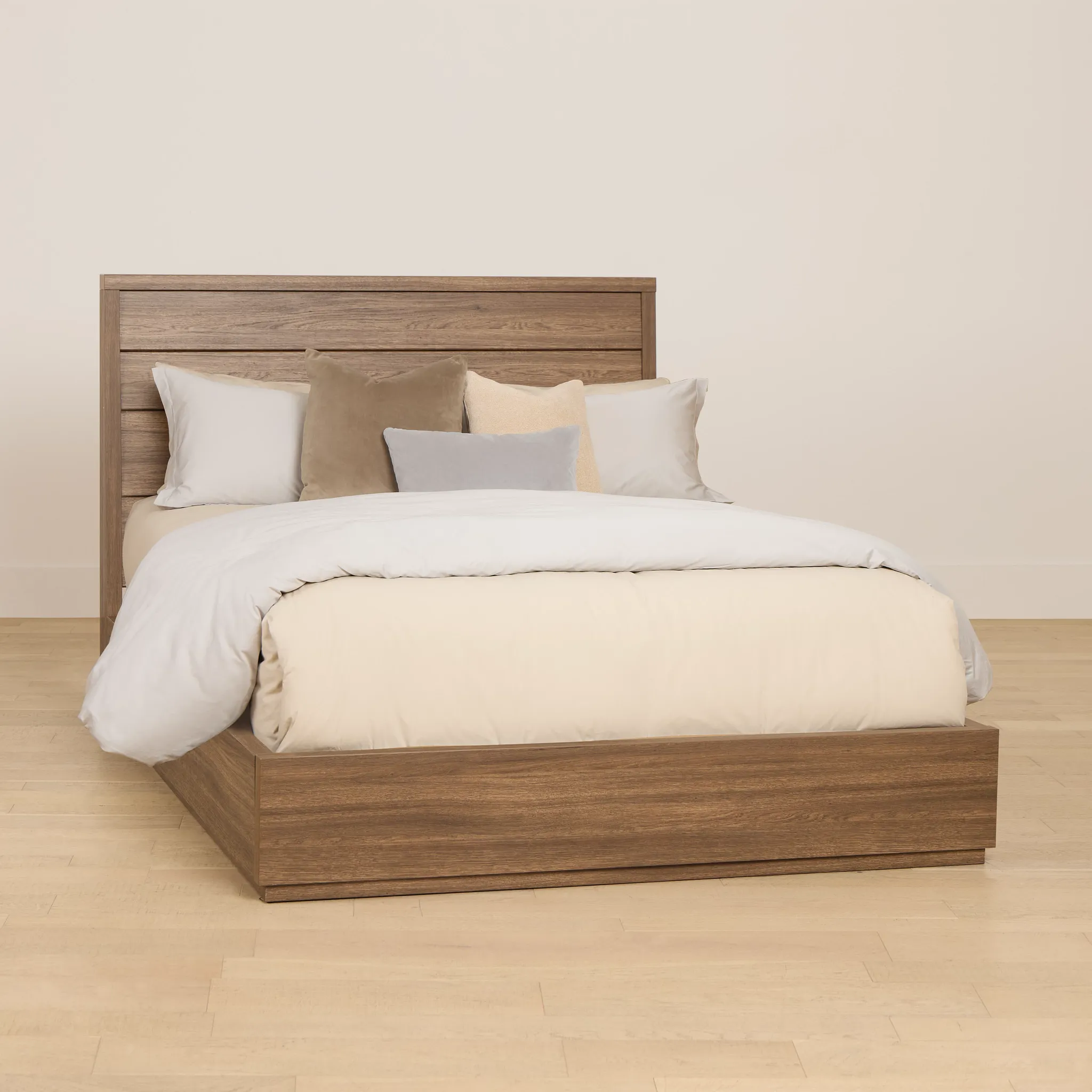 Capraia Dark Tone Panel Bed