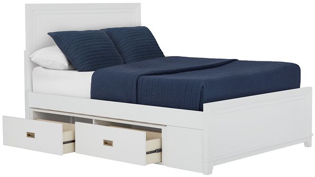 Ryder White Panel Storage Bed (1)