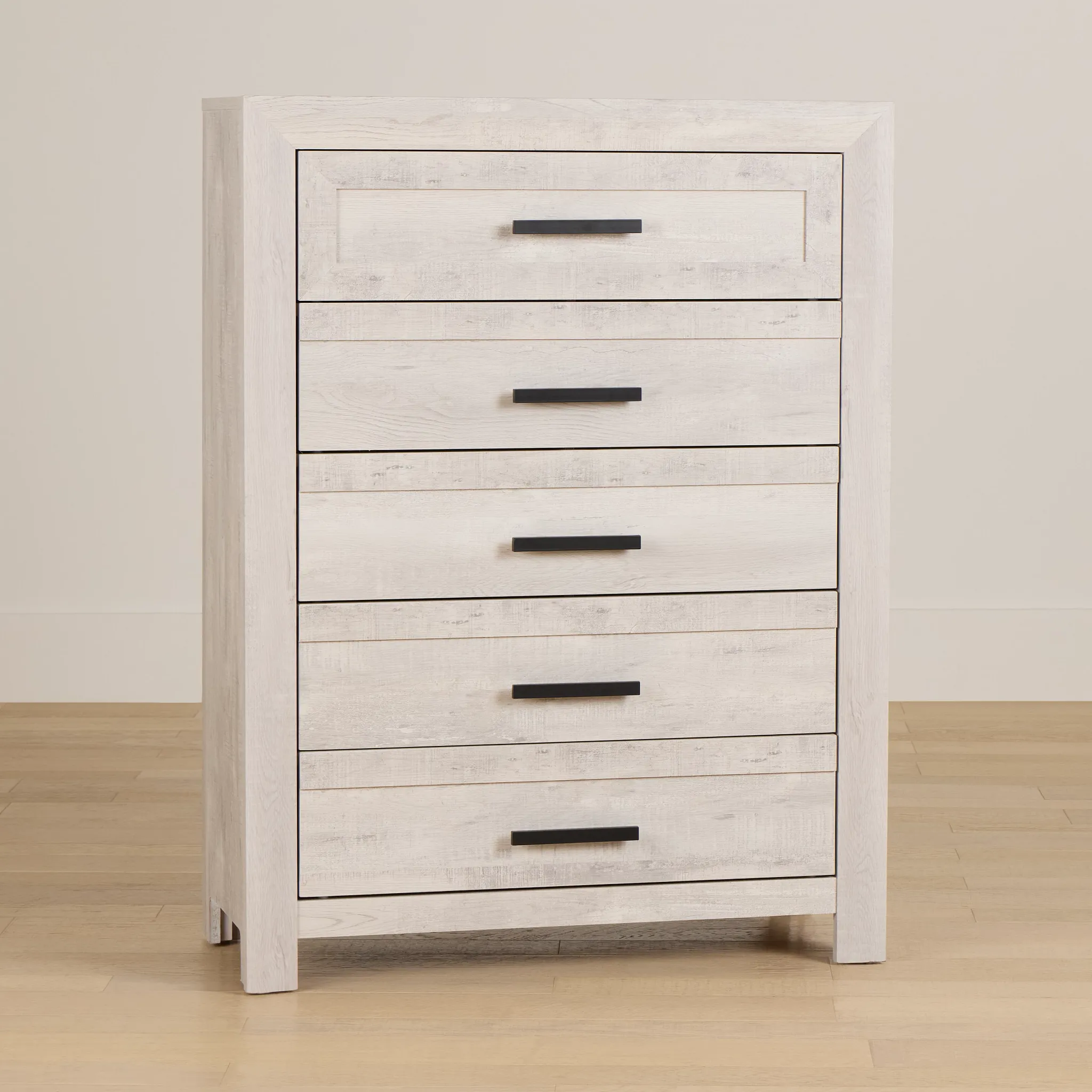 Delray White Drawer Chest