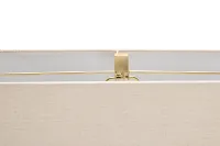 Keyla White Stone Table Lamp