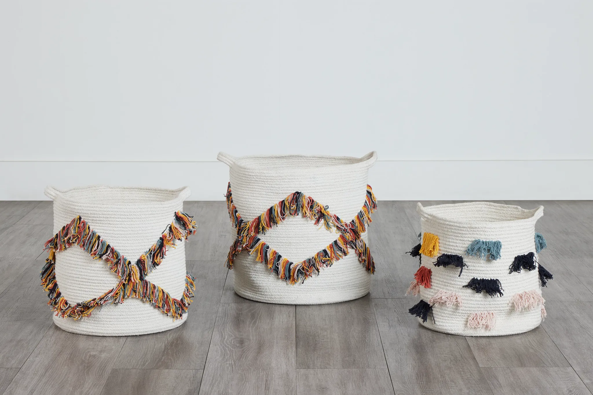 Octavio Multicolored Set Of 3 Basket