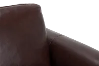 Lincoln Medium Brown Lthr/vinyl Chair