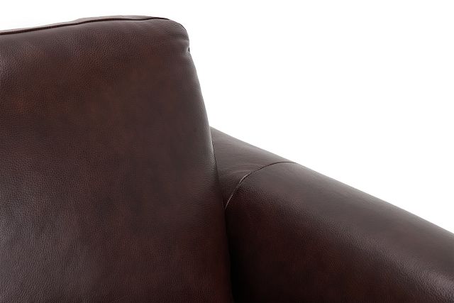 Lincoln Medium Brown Lthr/vinyl Chair