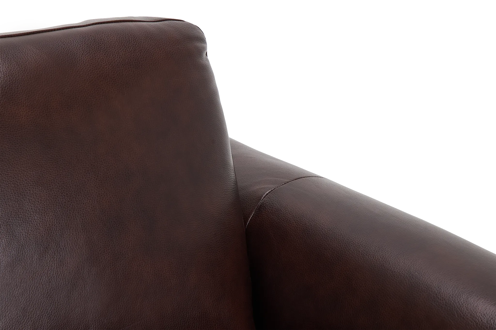 Lincoln Medium Brown Lthr/vinyl Chair