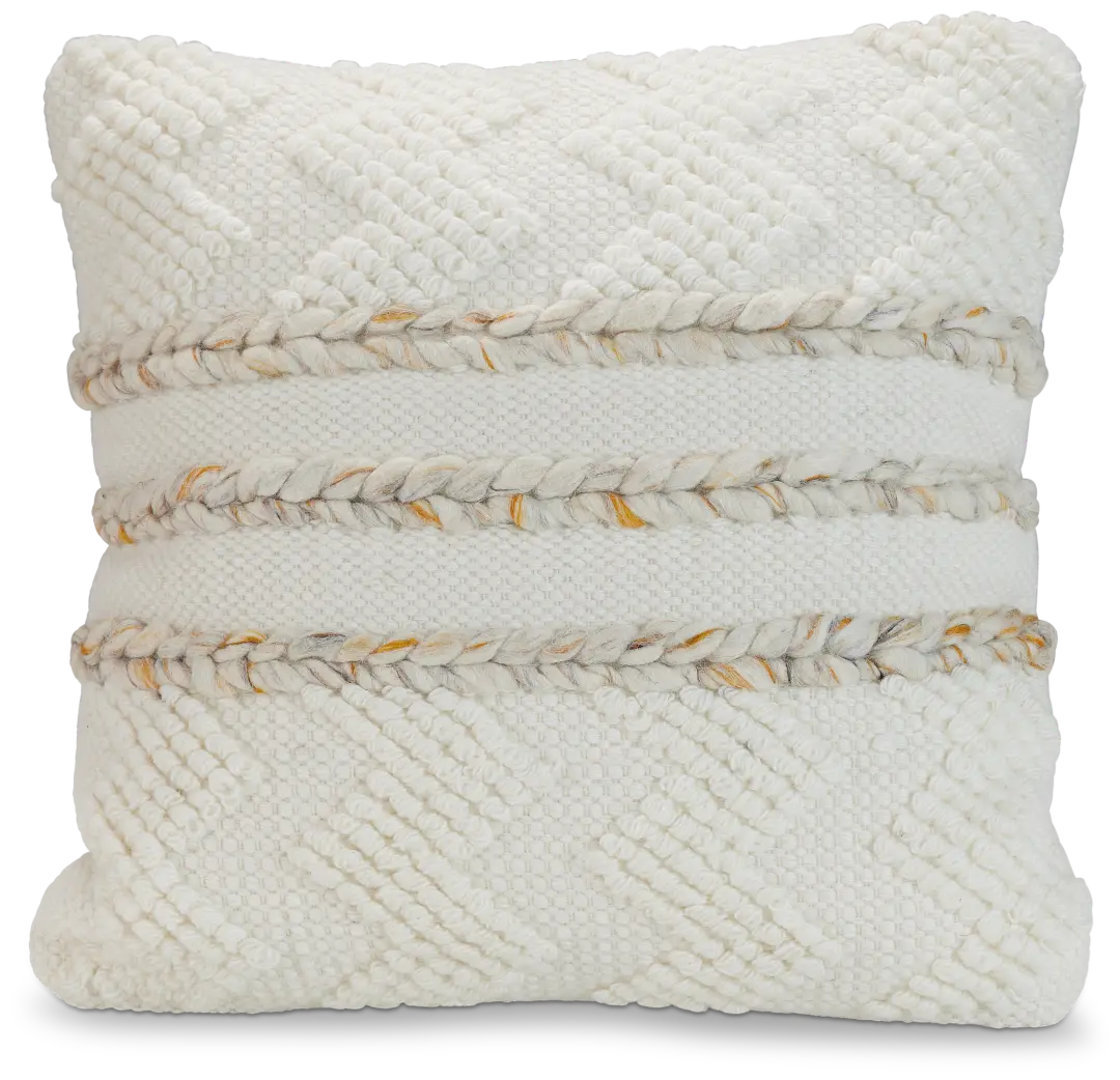 Goldie Ivory 18" Accent Pillow Goldie Ivory 18" Accent Pillow