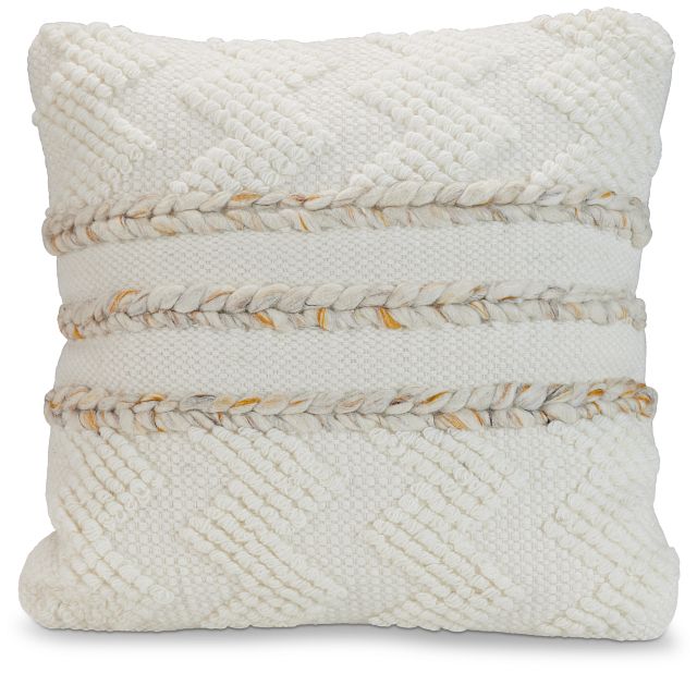 Goldie Ivory 18" Accent Pillow