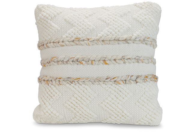 Goldie Ivory 18" Accent Pillow