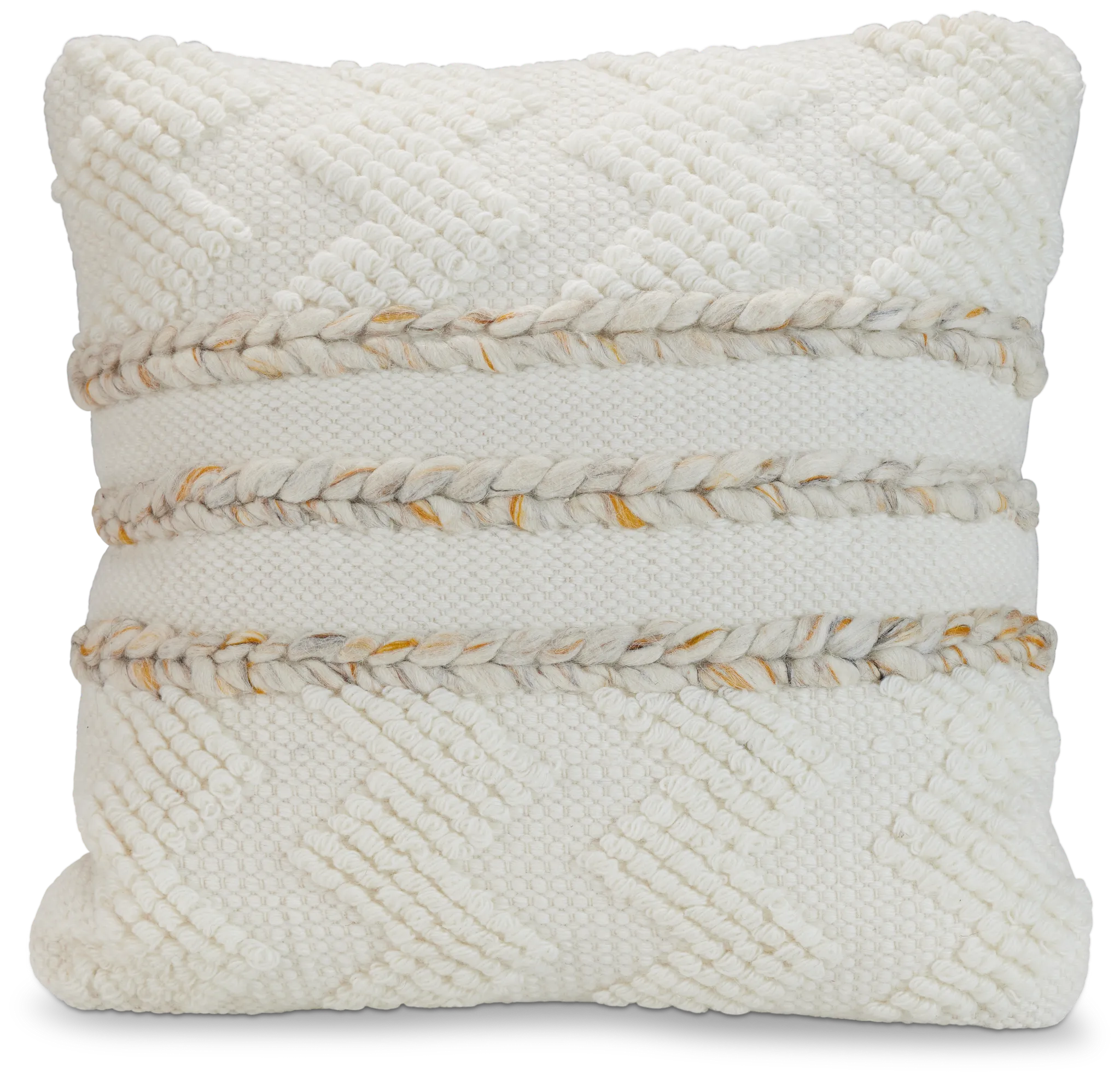 Goldie Ivory 18" Accent Pillow