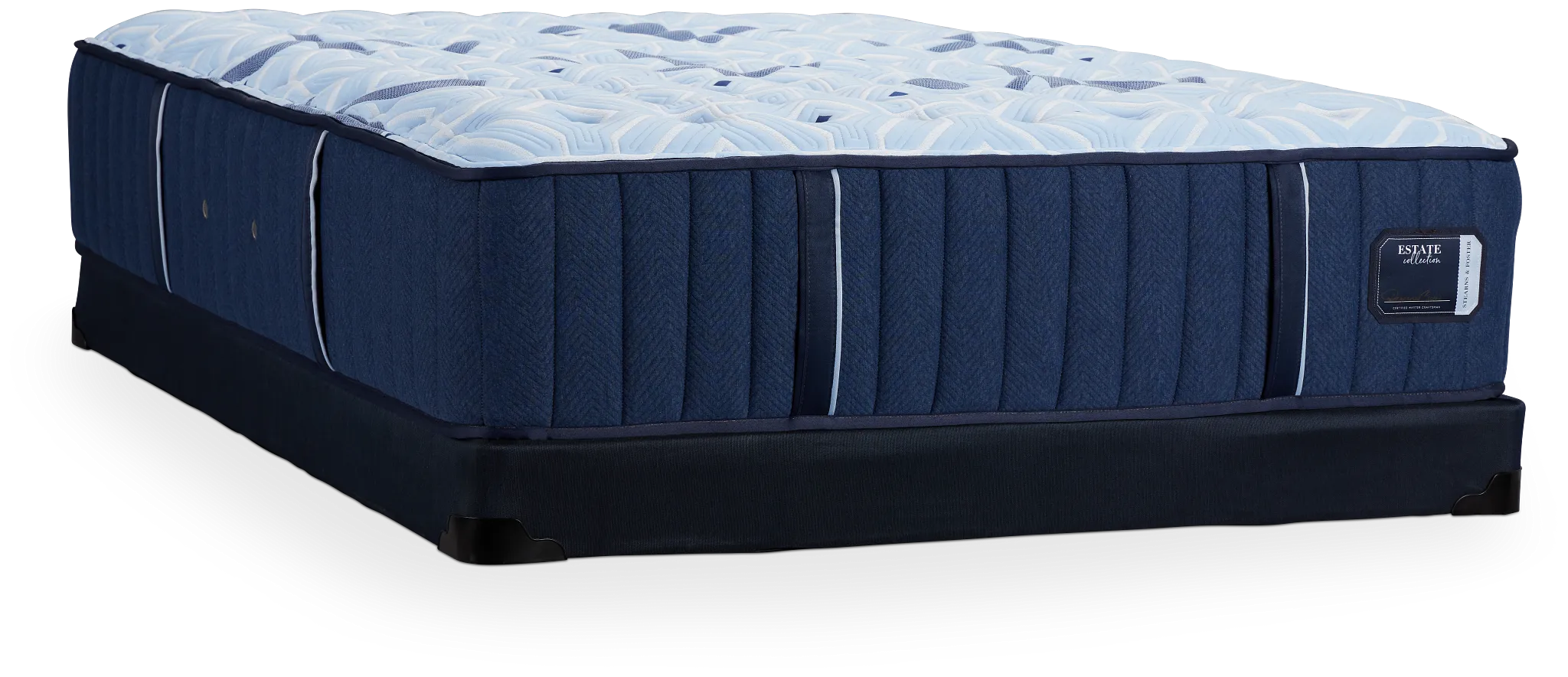 Stearns & Foster Estate Firm Low-profile Mattress Set