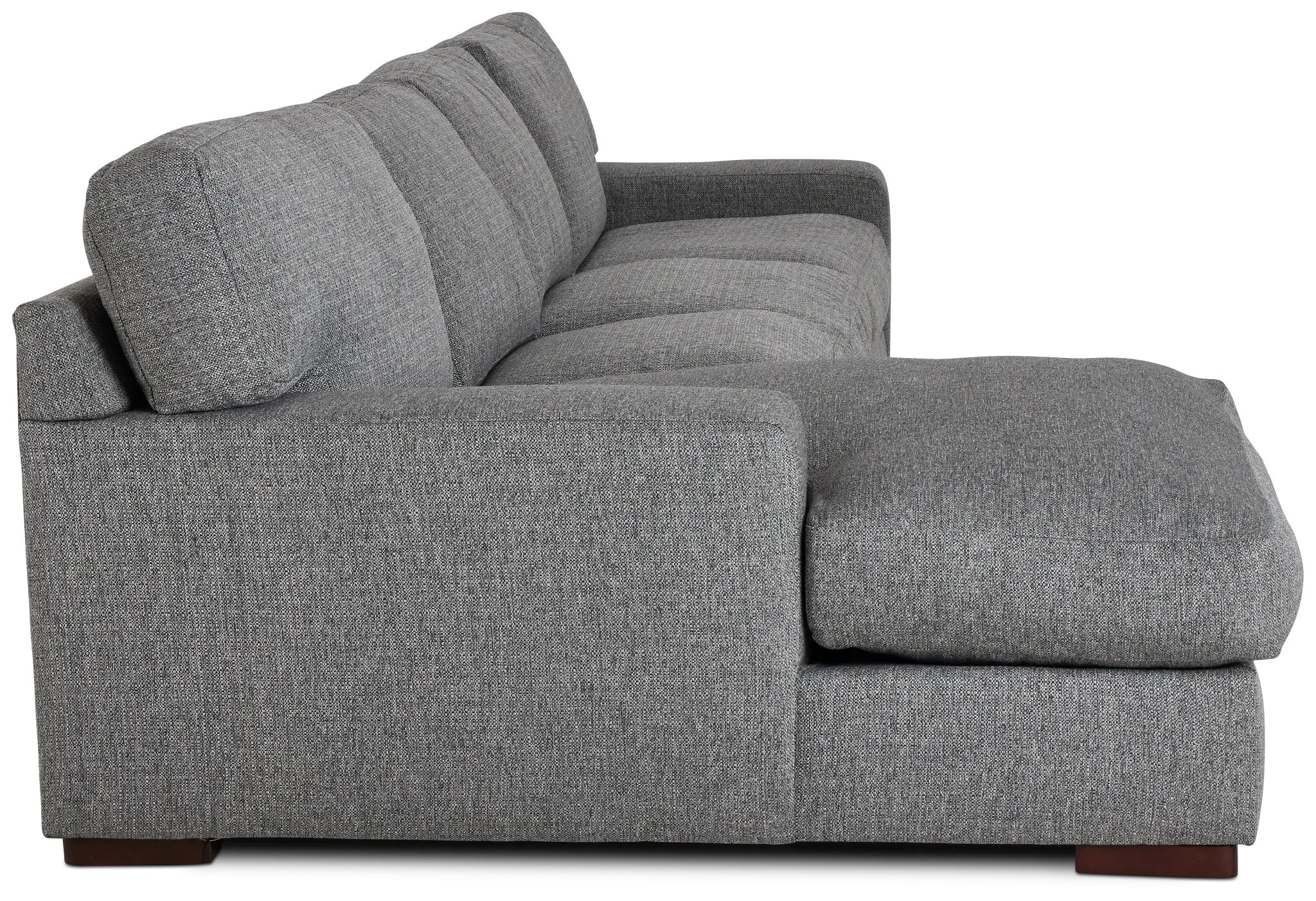 Veronica Dark Gray Down Small Left Chaise Sectional Veronica Dark Gray Down Small Left Chaise Sectional