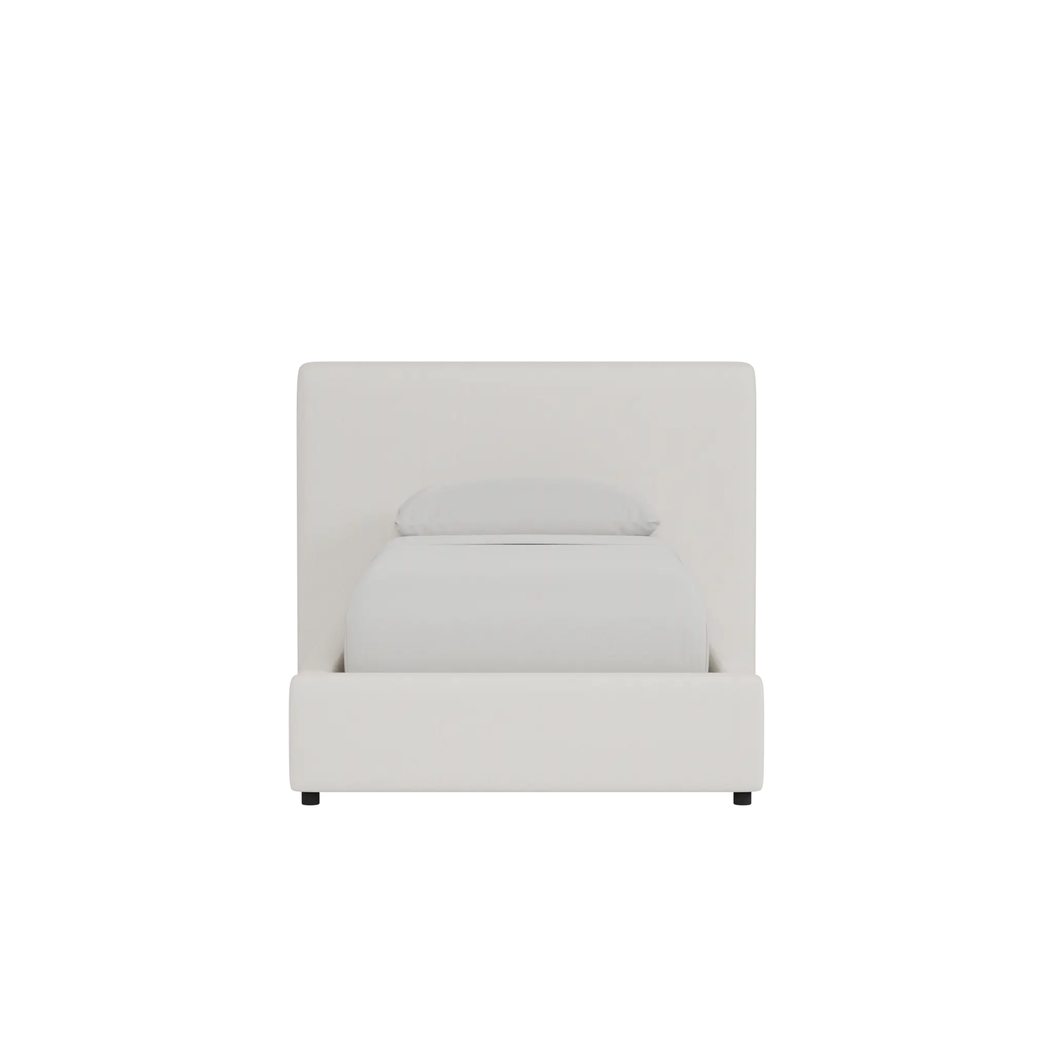 Grayton Gellar Beige 44" Upholstered Platform Bed Grayton Gellar Beige 44" Upholstered Platform Bed