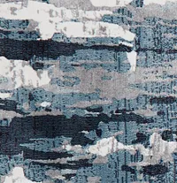 Palma Dark Blue 5x8 Area Rug