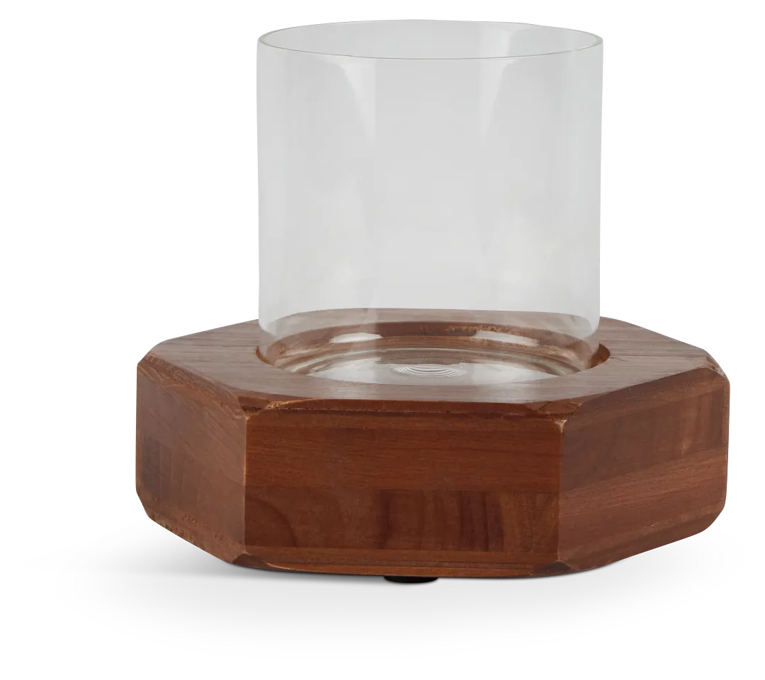 Darby Brown Small Candle Holder