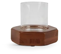 Darby Brown Small Candle Holder