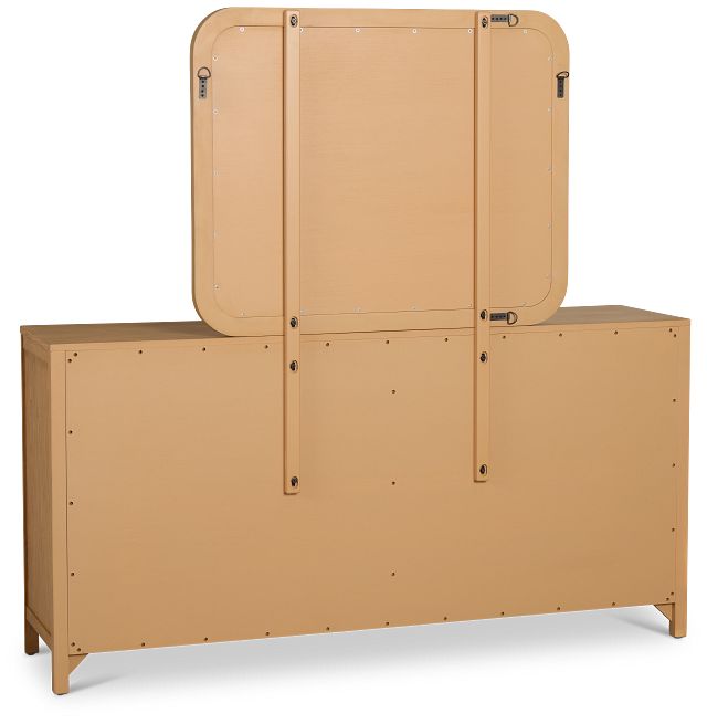 Pacific Light Tone 7-drawer Dresser & Mirror