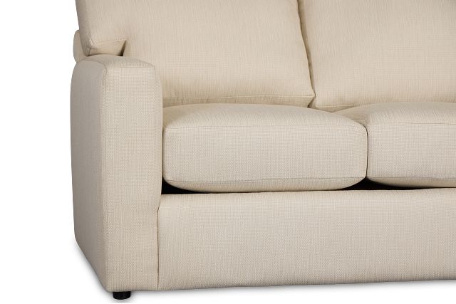 Rhodes Beige Fabric Loveseat