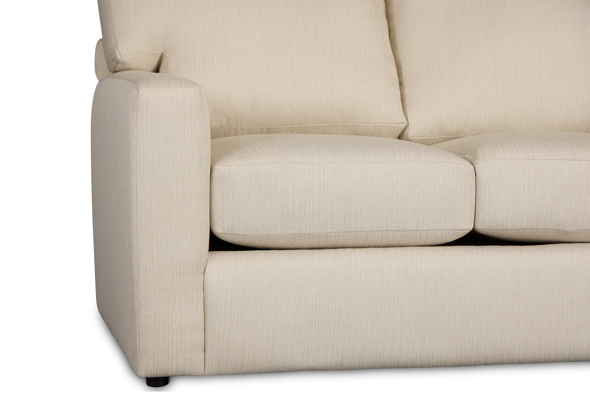 Rhodes Beige Fabric Loveseat
