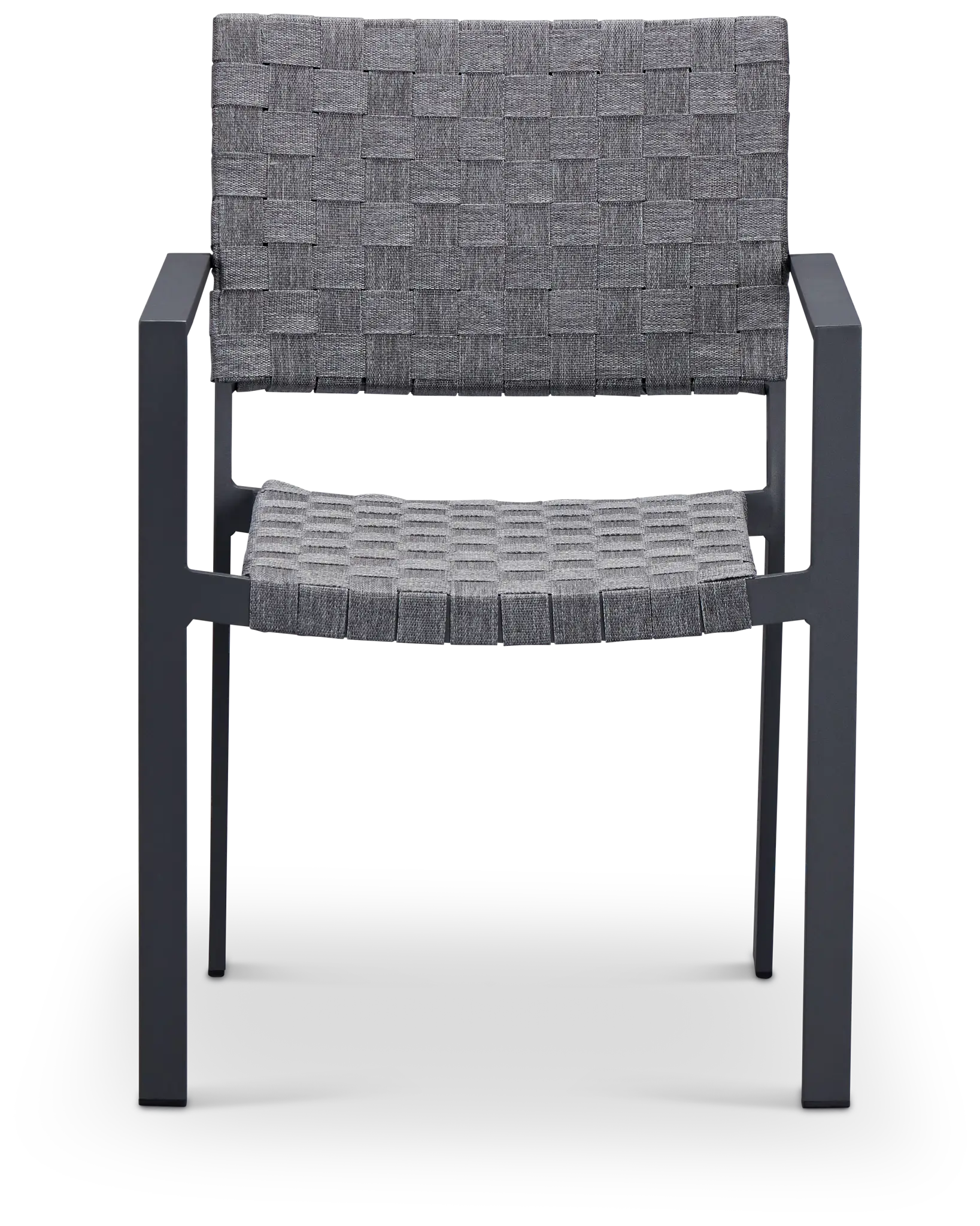 Barbados Light Gray Woven Arm Chair Barbados Light Gray Woven Arm Chair