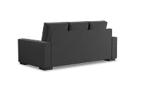 Edgewater Delray Dark Gray 84" Sofa W/ 3 Cushions