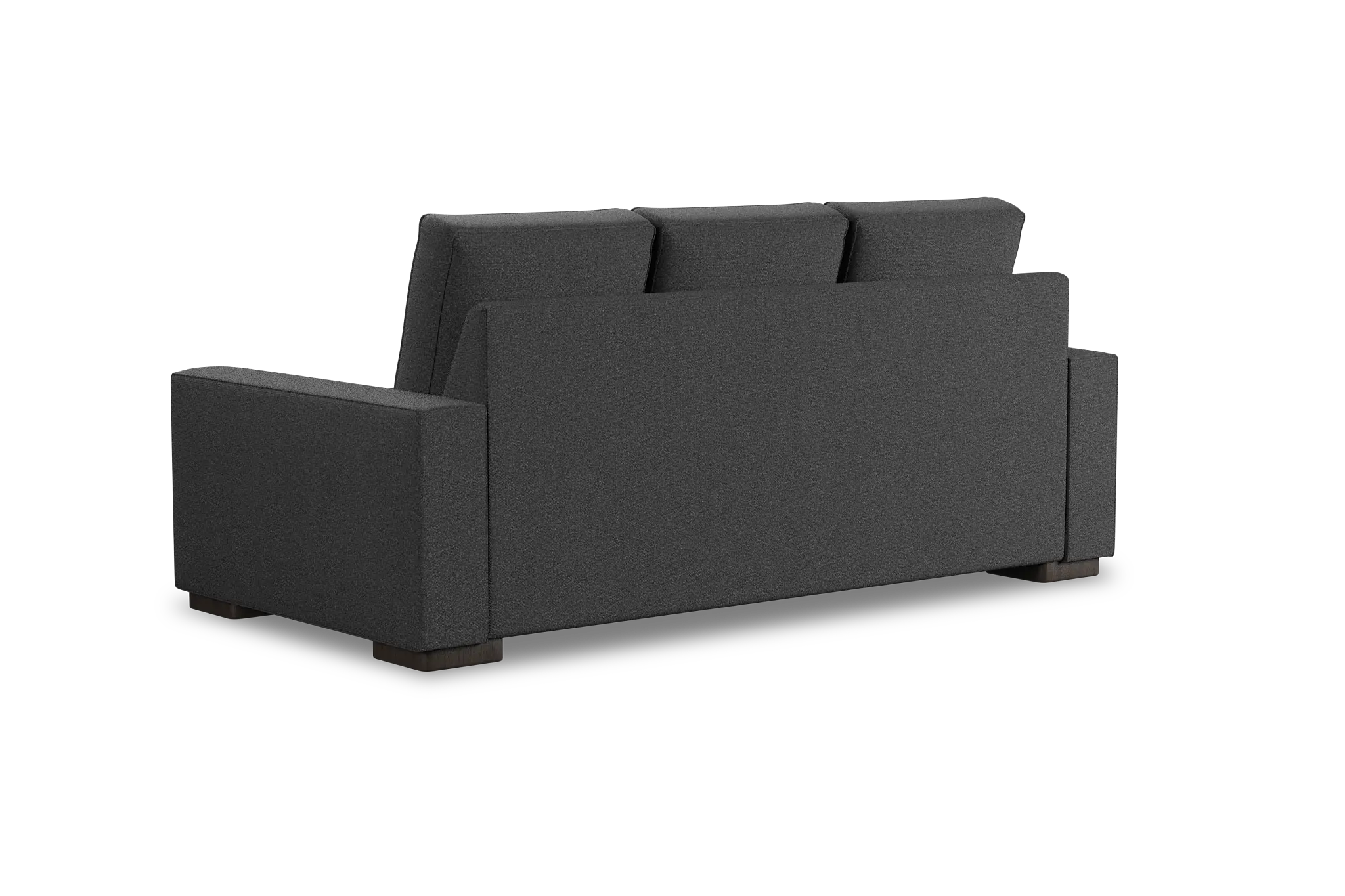 Edgewater Delray Dark Gray 84" Sofa W/ 3 Cushions Edgewater Delray Dark Gray 84" Sofa W/ 3 Cushions