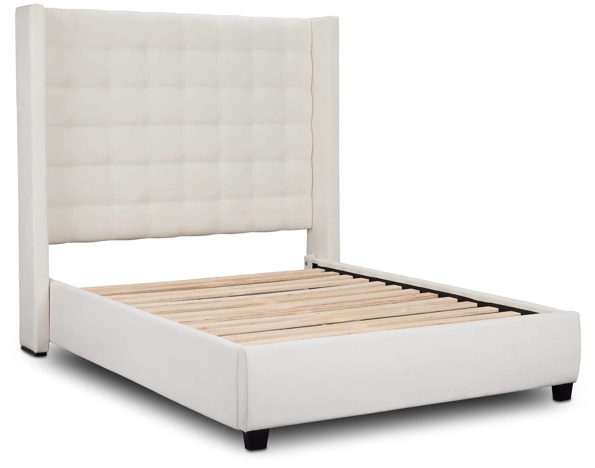 Marco White Uph Platform Bed
