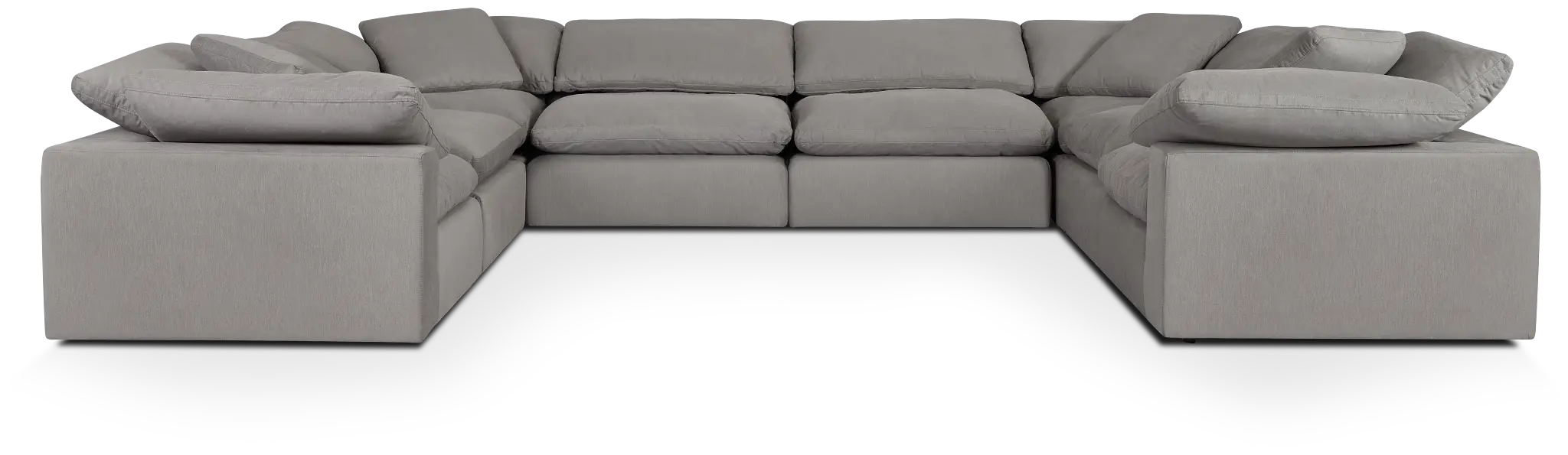 Nixon Light Gray Fabric 8-piece Modular Sectional Nixon Light Gray Fabric 8-piece Modular Sectional