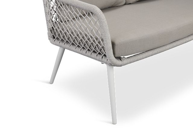 Andes Gray Woven Sofa