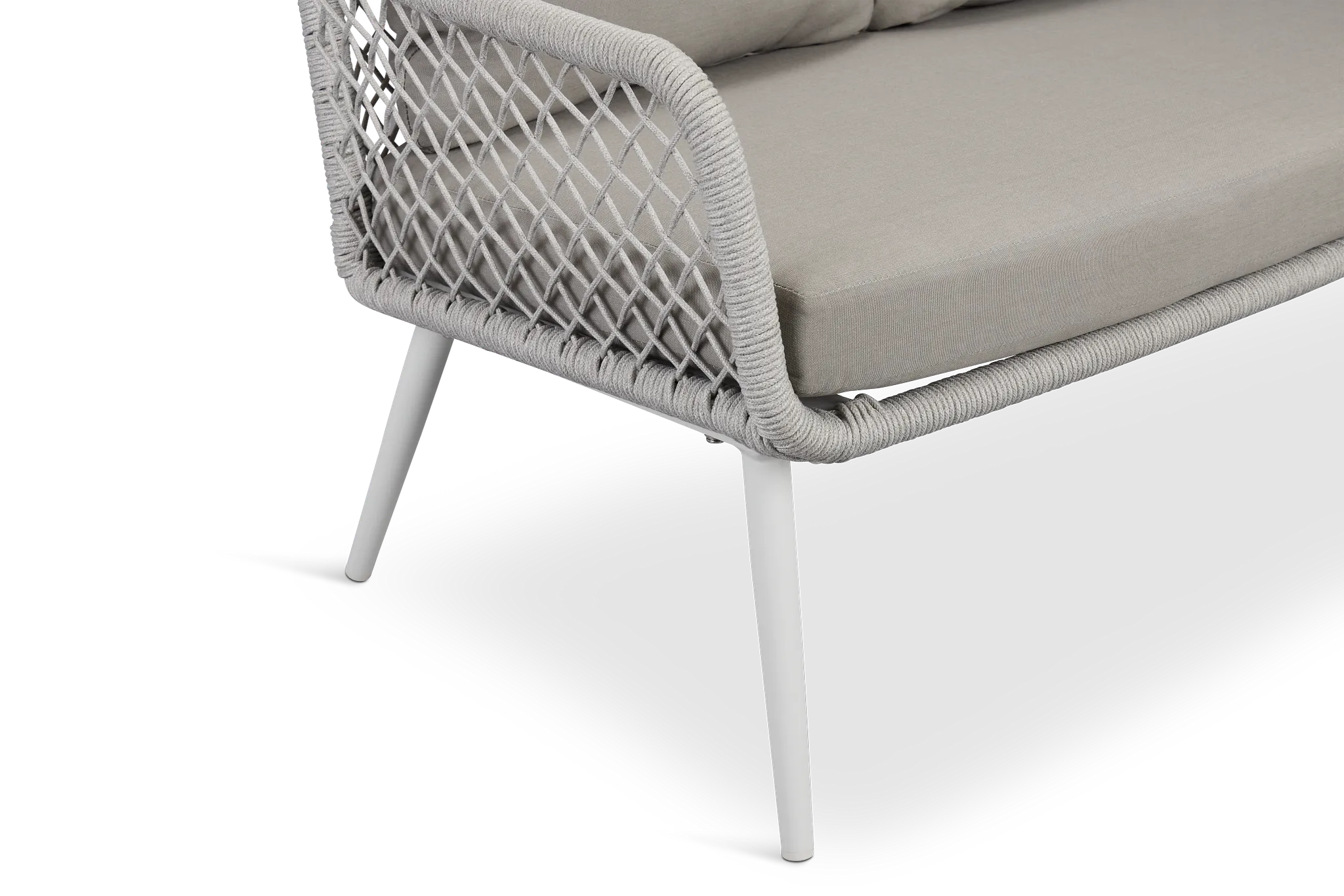 Andes Gray Woven Sofa