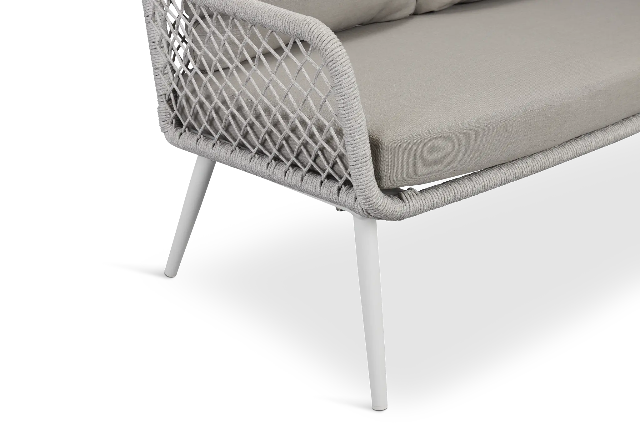 Andes Gray Woven Sofa Andes Gray Woven Sofa