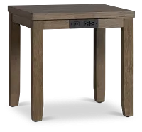 Alden Gray Square End Table