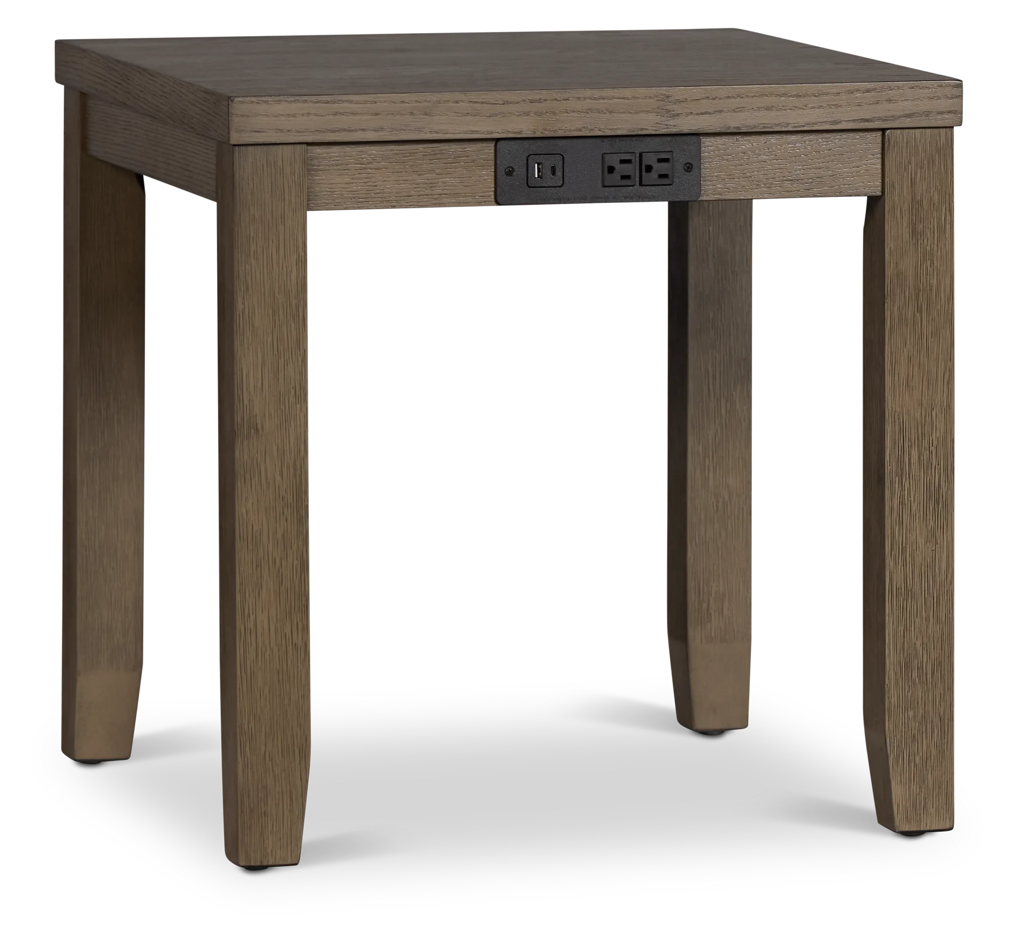 Alden Gray Square End Table