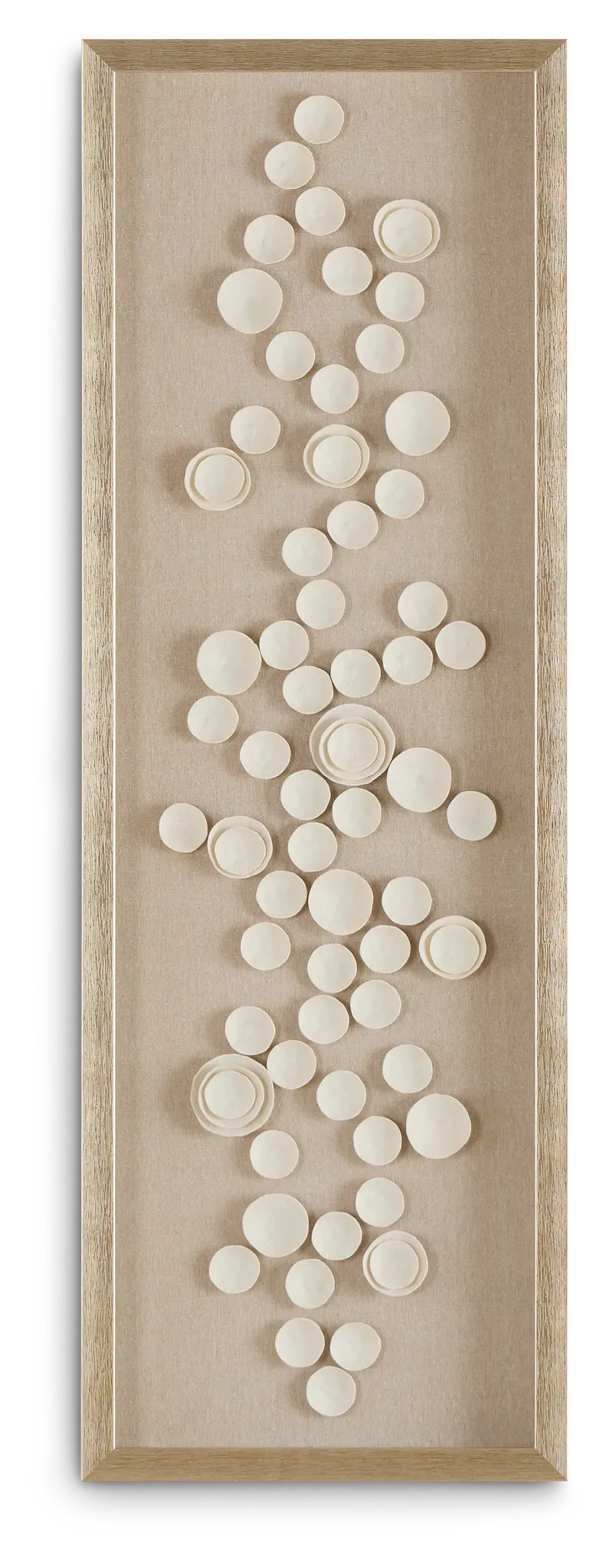 Niraji White Canvas Wall Art