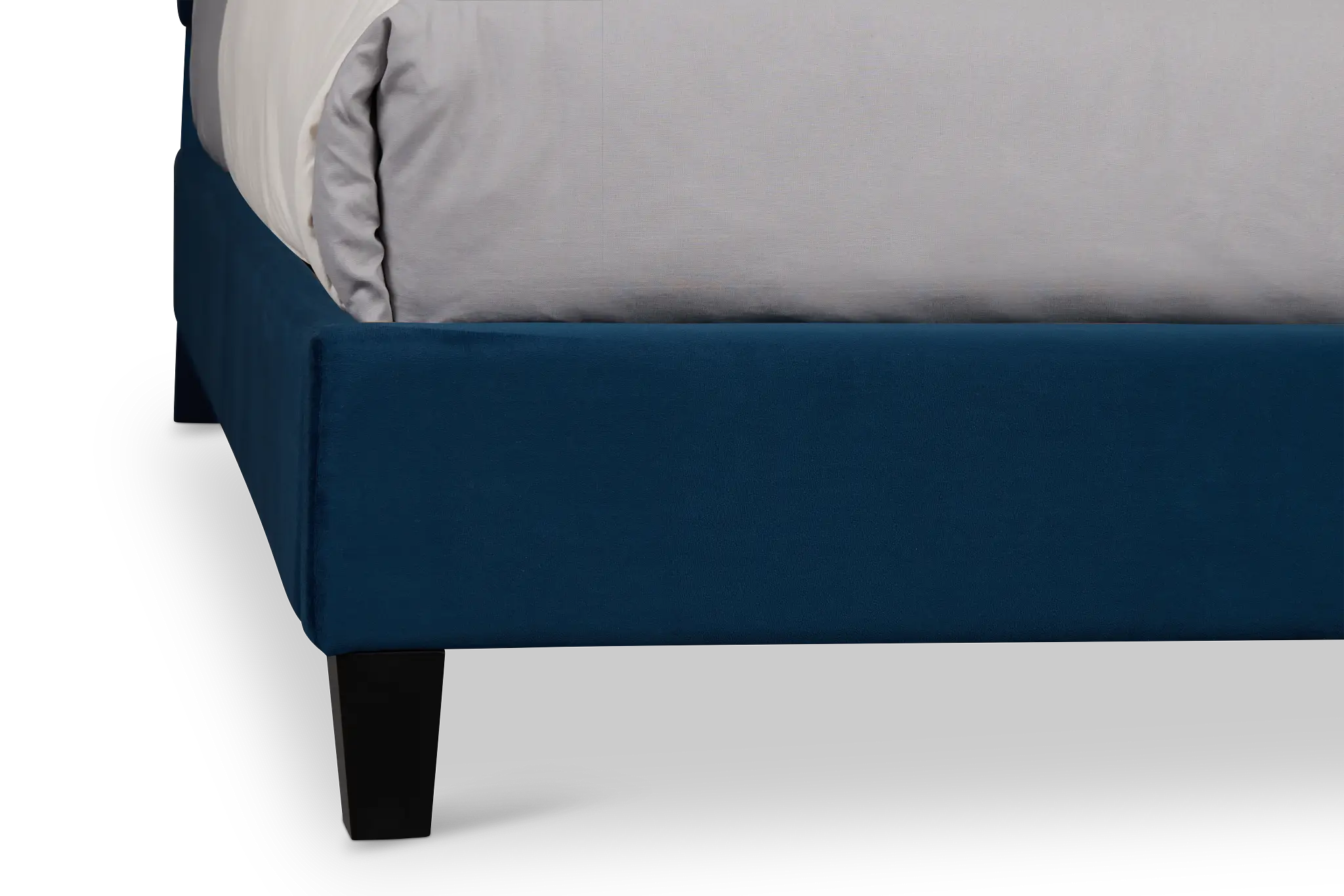 Lucy Dark Blue Uph Platform Bed Lucy Dark Blue Uph Platform Bed