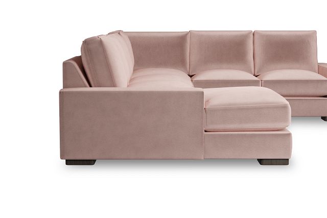 Edgewater Joya Light Pink Medium Left Chaise Sectional