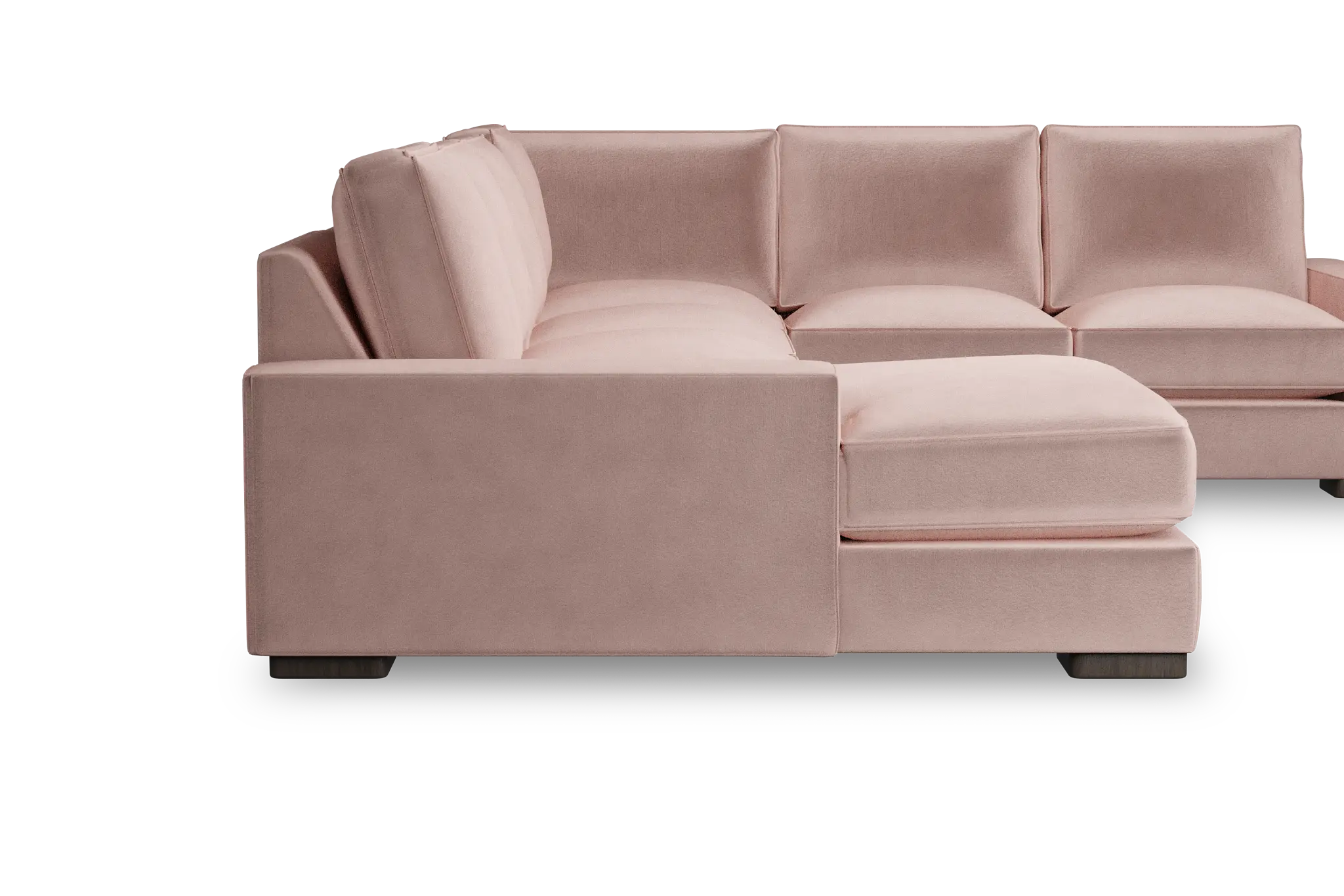 Edgewater Joya Light Pink Medium Left Chaise Sectional Edgewater Joya Light Pink Medium Left Chaise Sectional