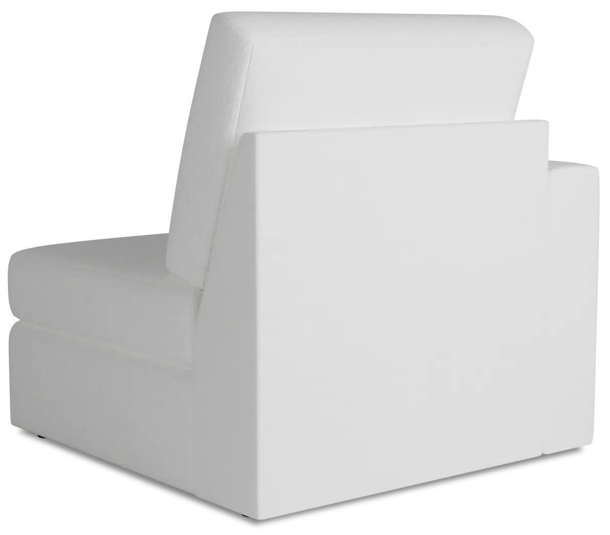 Citymod White Fabric Left Chair Citymod White Fabric Left Chair