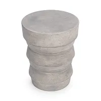 Arrow Light Gray Accent Table