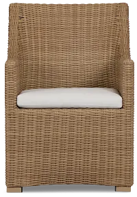 Montecito Light Tone Cushioned Arm Chair