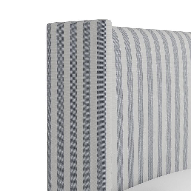 Captiva Sea Lane Light Gray 60" Upholstered Shelter Bed