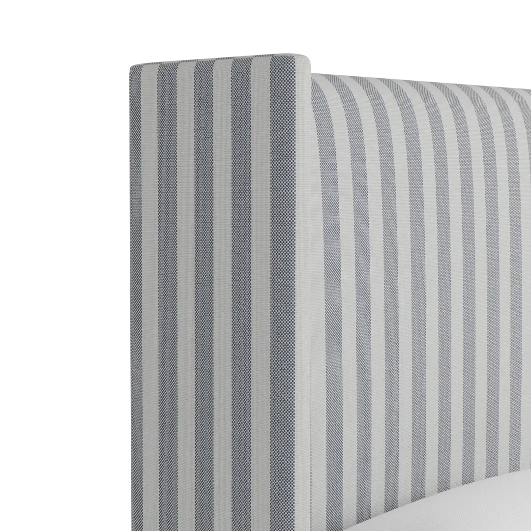 Captiva Sea Lane Light Gray 60" Upholstered Shelter Bed Captiva Sea Lane Light Gray 60" Upholstered Shelter Bed