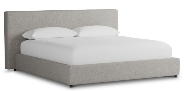 Gayton Elavation Khaki 44" Upholstered Platform Bed