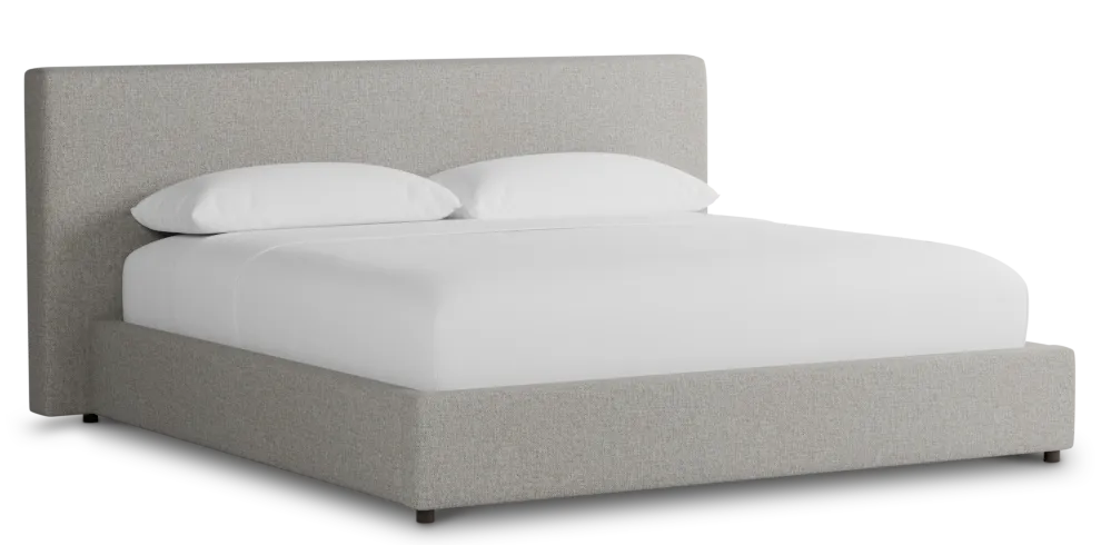 Gayton Elavation Khaki 44" Upholstered Platform Bed