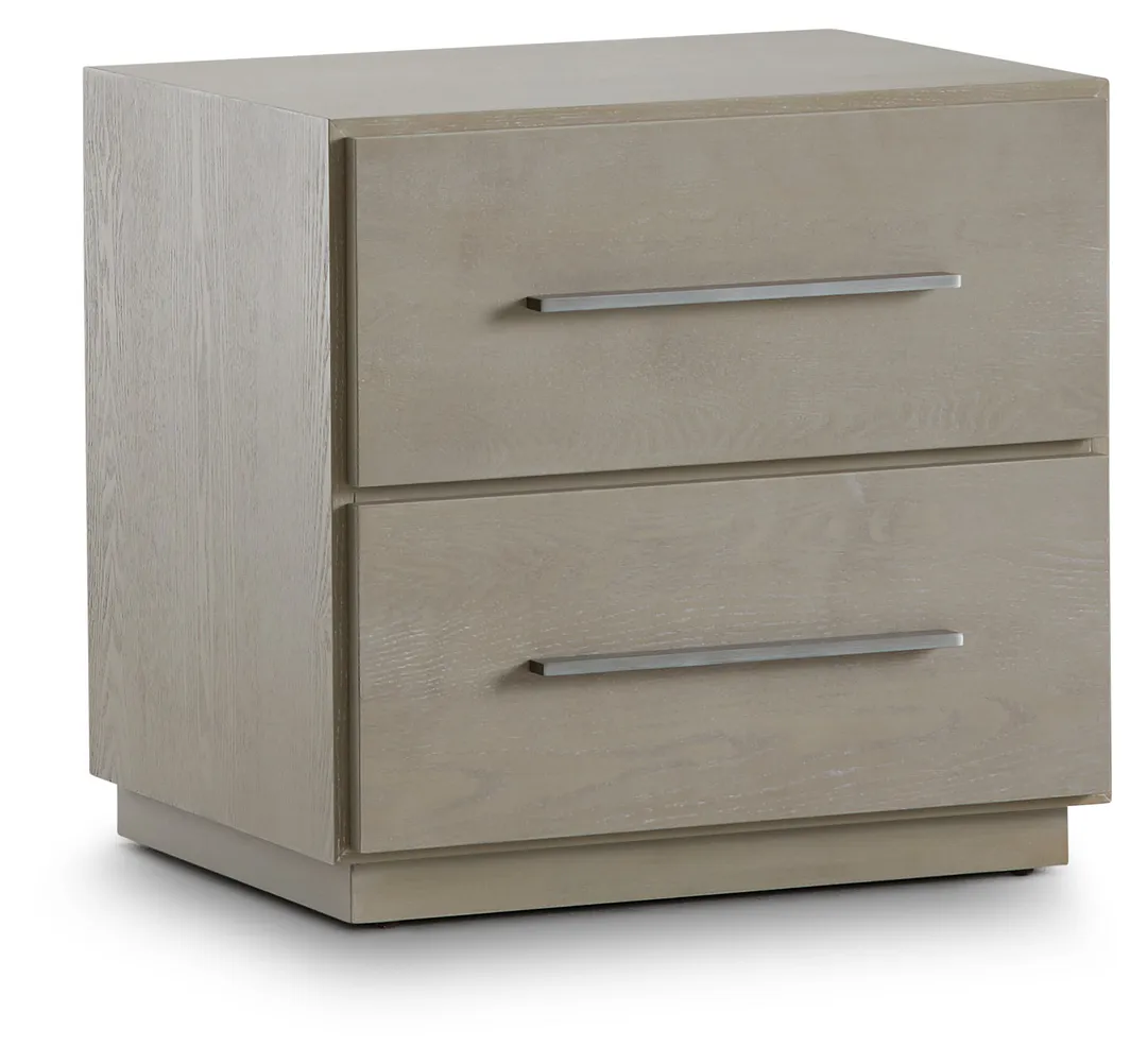Destination Light Tone 2-drawer Nightstand