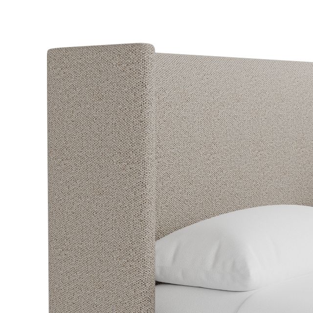 Captiva Gellar Brown 48" Upholstered Shelter Bed