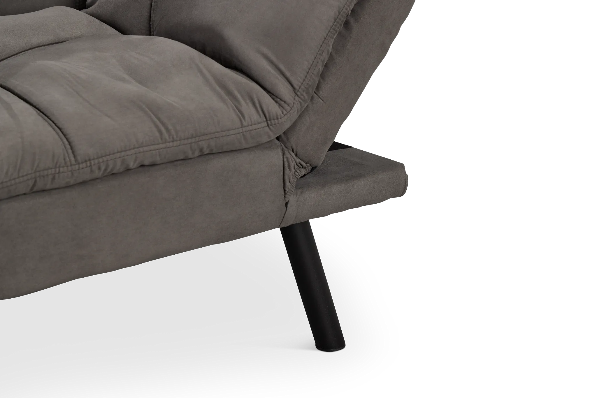 Bowie Gray Micro Sofa Futon