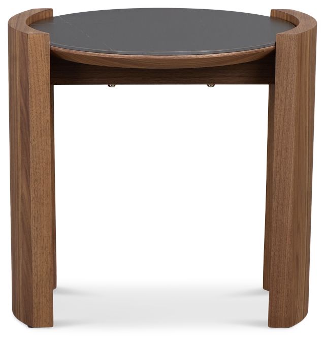 Nomad Mid Tone Ceramic Round End Table