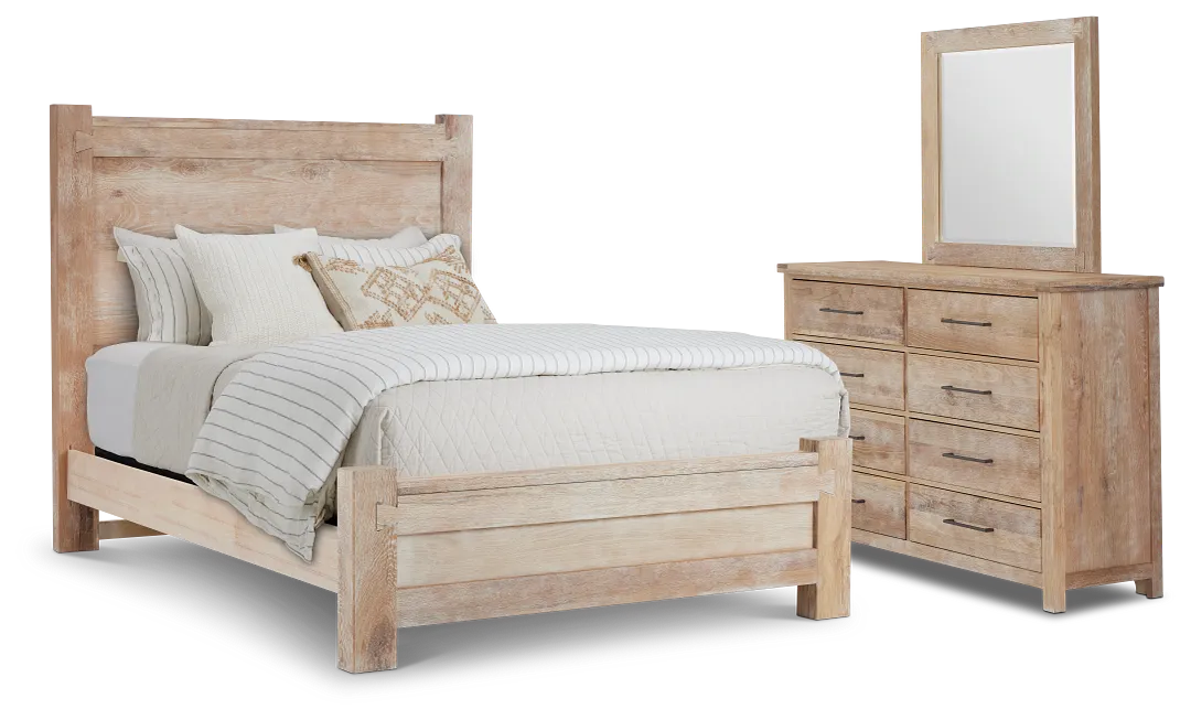 Salt Lake Light Tone Poster Bedroom