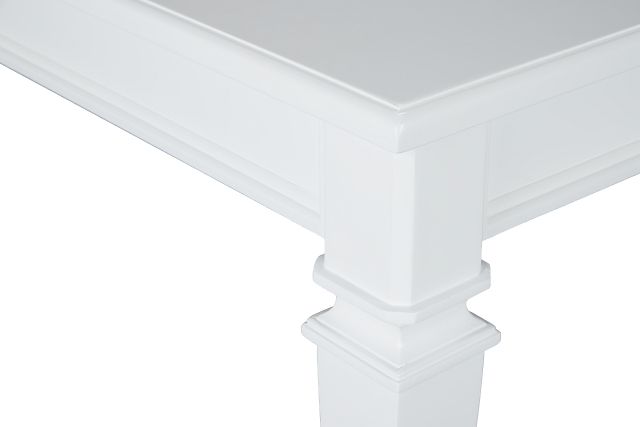 Marina White Rectangular Table