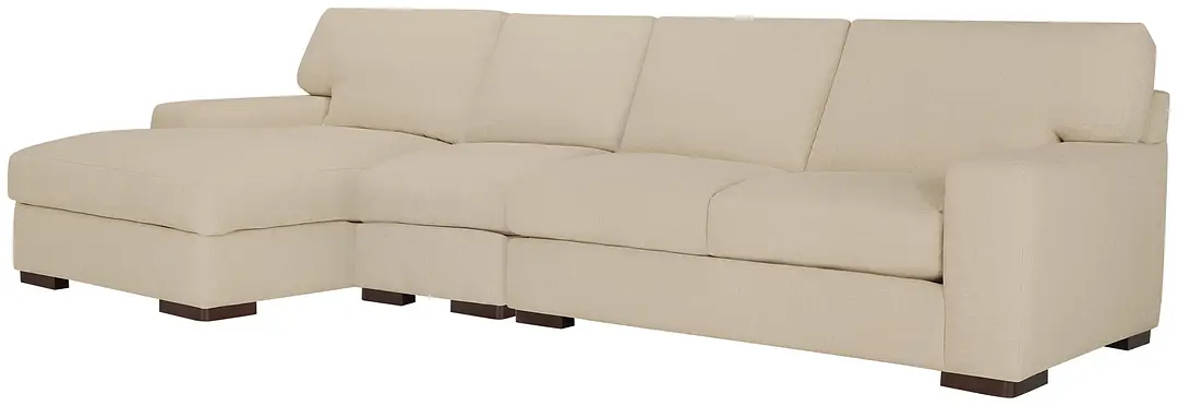 Veronica Khaki Down Small Left Chaise Sectional Veronica Khaki Down Small Left Chaise Sectional