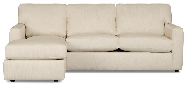Rhodes Beige Fabric Left Chaise Sectional